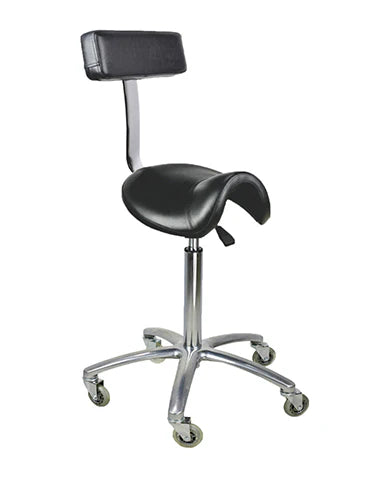 SADDLE STOOL HZ6001 BLACK