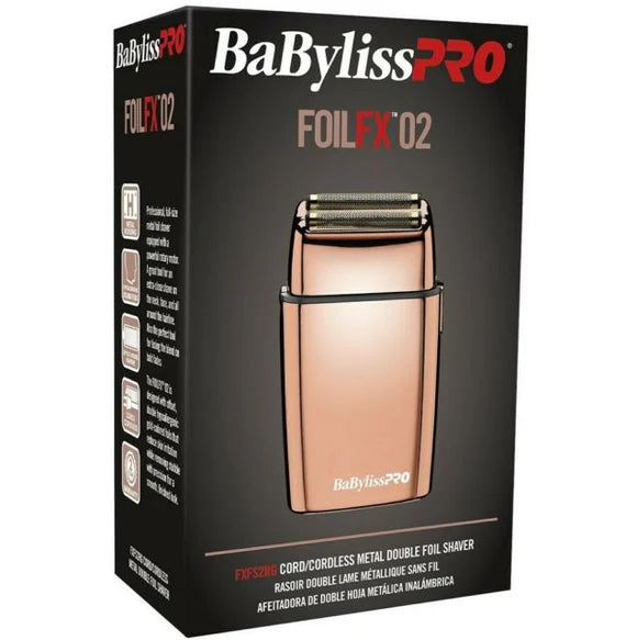 BABYLISS PRO SHAVER FOIL FX-02 R/GOLD #FXFS2RG (074108415400)