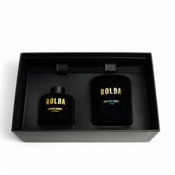 Rolda - Men's Urban Scented Candle & Reed Oil Diffuser Sticks Gift Set