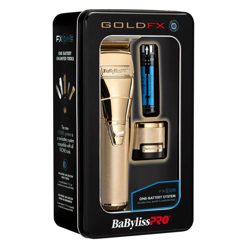 BABFX899G-BABYLISS PRO FX ONE CLIPPER ALL METAL INTERCHANGEABLE BATTERY #FX899G(074108477644)