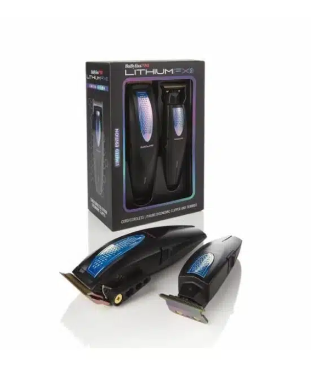 BABFX73HOLPKRB-BABYLISS PRO COMBO CLIPPER/TRIMMER LITHIUM LIMITED EDITION #FX73HOLPKRB(074108478146)