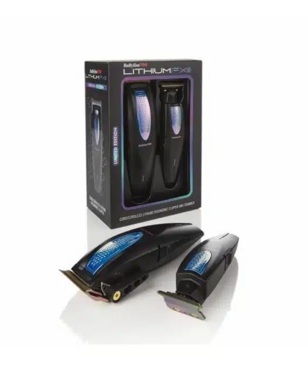 BABFX73HOLPKRB-BABYLISS PRO COMBO CLIPPER/TRIMMER LITHIUM LIMITED EDITION #FX73HOLPKRB(074108478146)