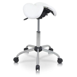 SADDLE STOOL HZ6014 WHITE
