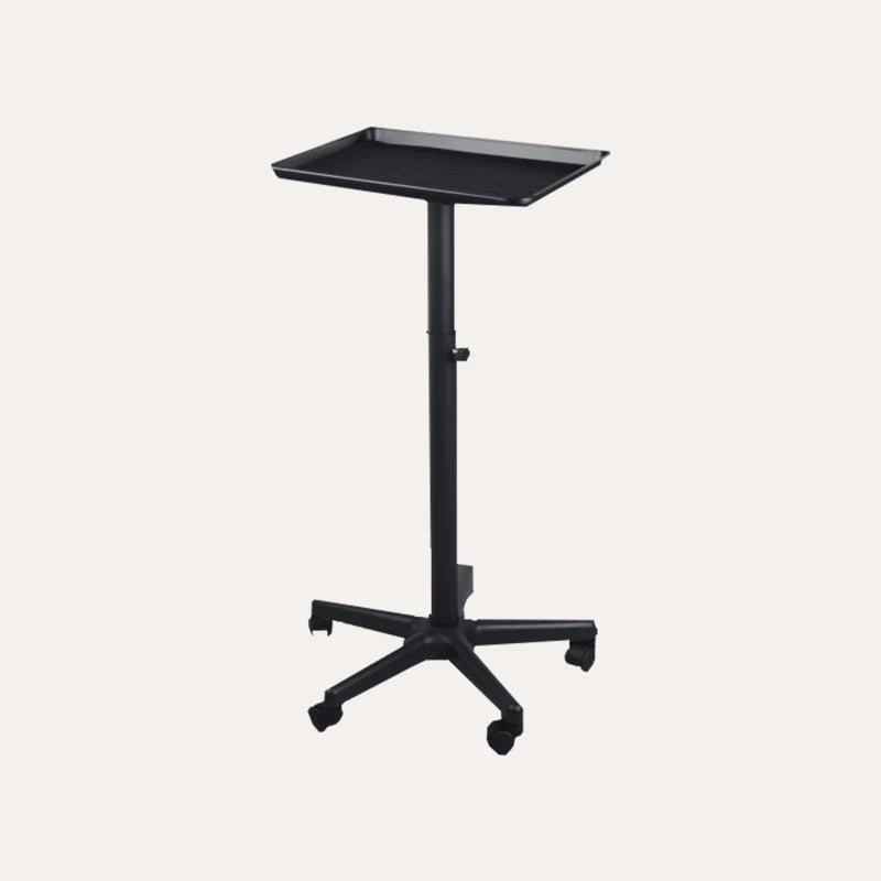 BLACK ALUMINUM SERVICE TRAY