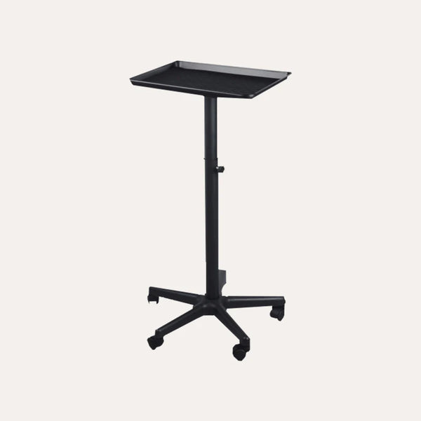 BLACK ALUMINUM SERVICE TRAY