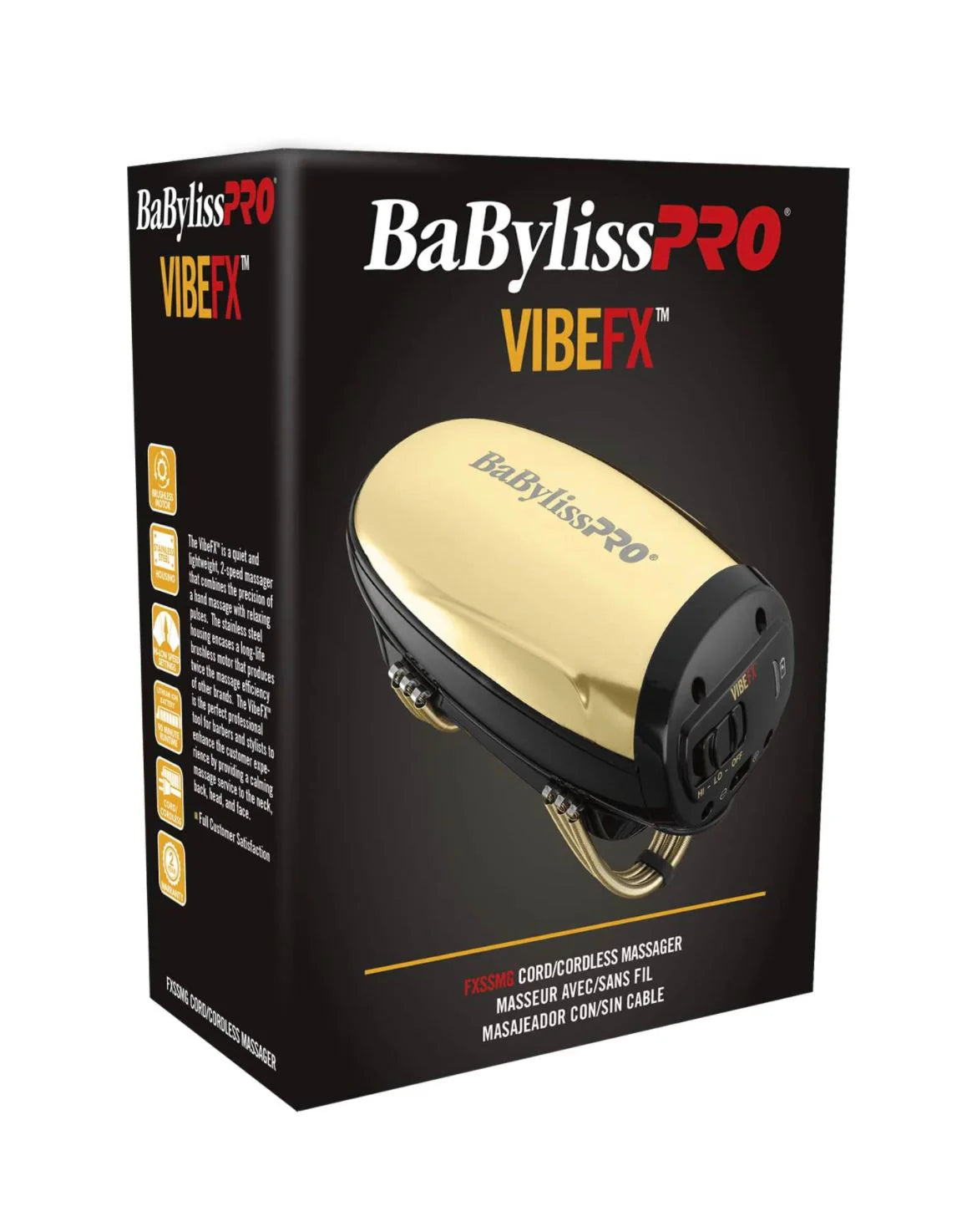 BABFXSSMG-BABYLISS PRO MASSAGER VIBE FX #FXSSMG(074108426369)