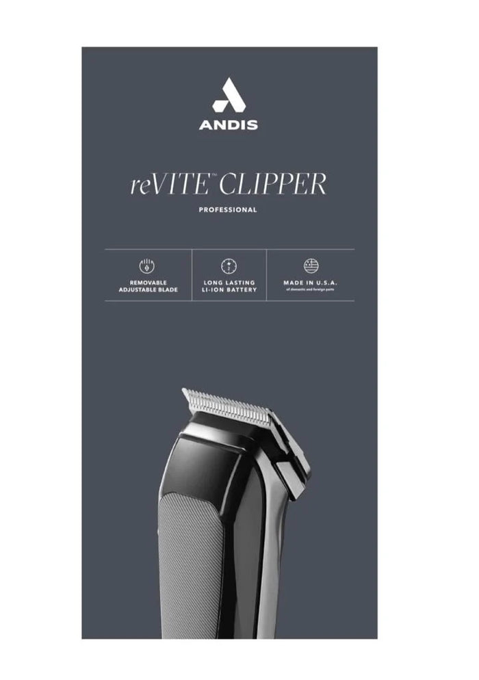 AND86000-ANDIS CLIPPER REVITE BLACK #86000(040102860003)