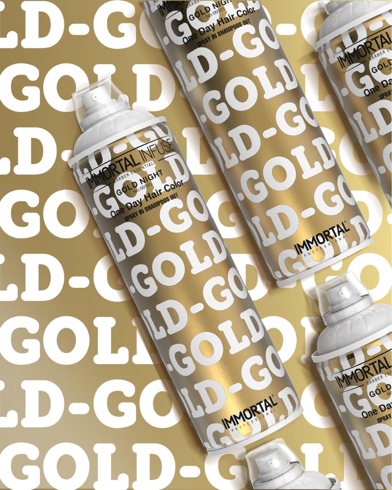 Gold Night Temporary Tinting Spray