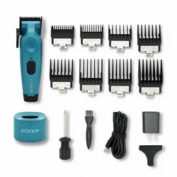 Professional Barber Clipper COCCO Hyper Veloce Dark Teal