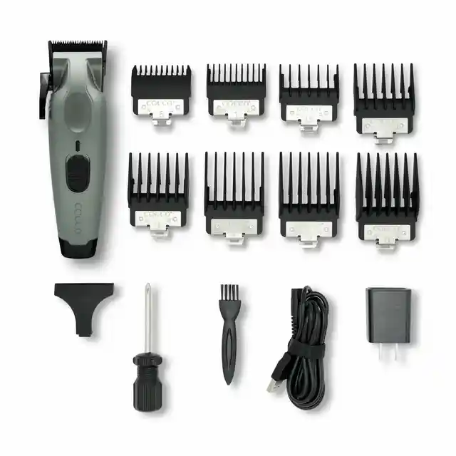 Professional Barber Clipper in Matte Grey Finish