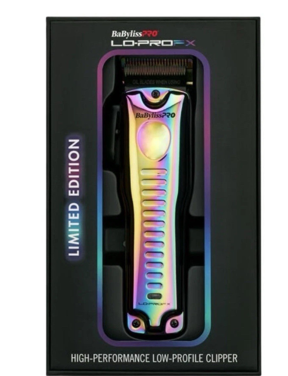 BABFX825RB-BABYLISS PRO CLIPPER LO-PRO FX LIM/EDITION RAINBOW #FX825RB(074108477910)