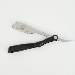 Rolda - Clutch Straight Edge Barber Razor for Shaving | Stainless Steel, Lightweight